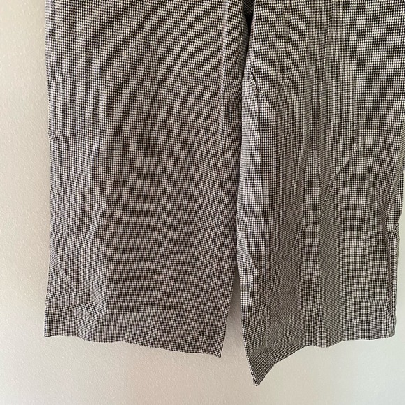 NWT Loft Wide Leg Crop Pants in Houndstooth sz 8 - Picture 4 of 12